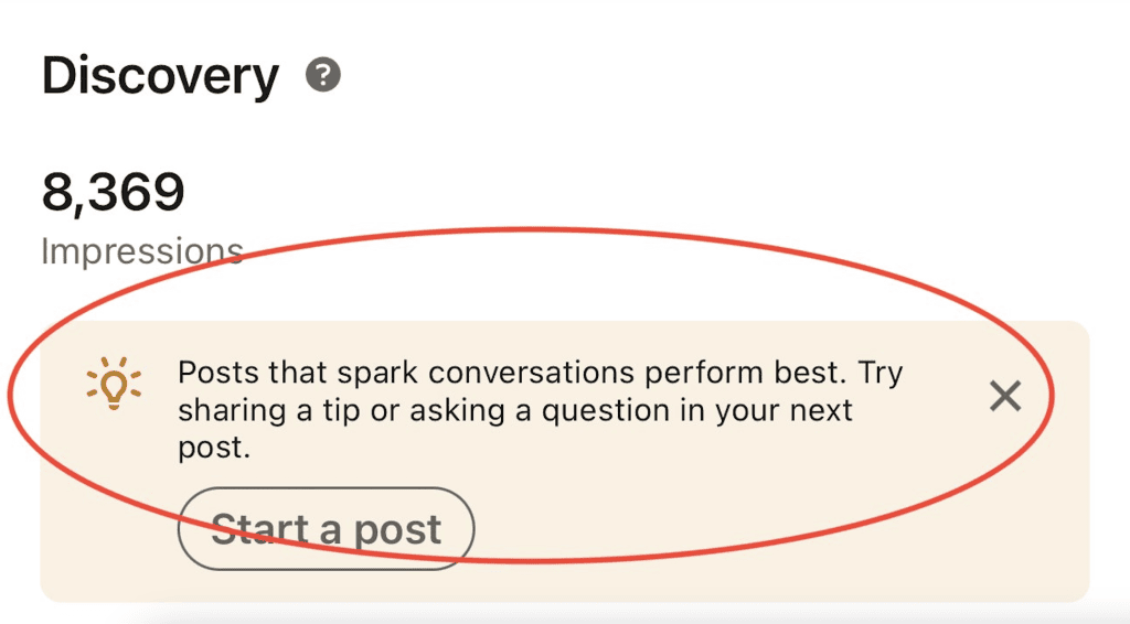 LinkedIn says posts that spark conversations perform better